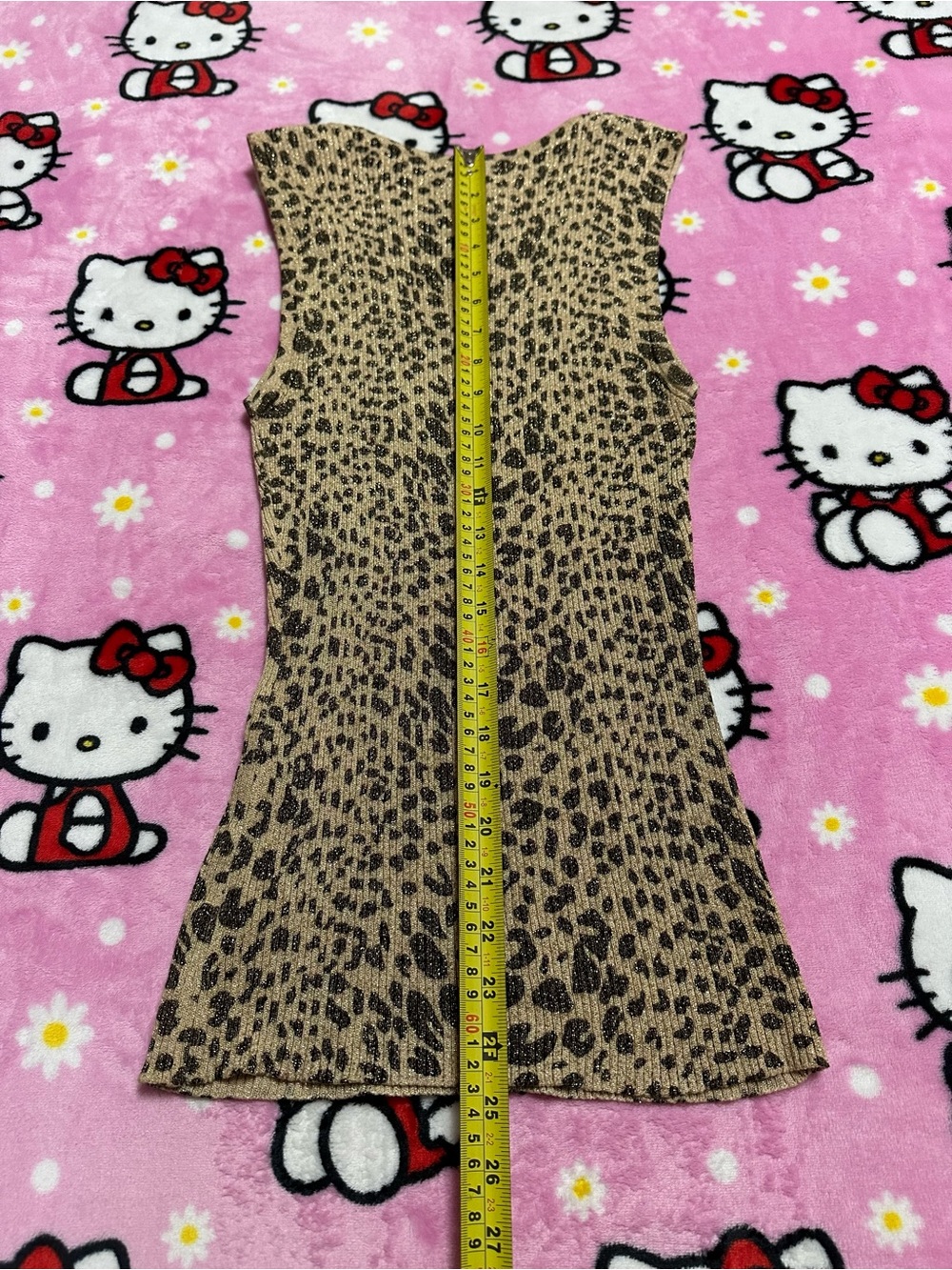 Cache Leopard Sequin Tank Top - Brown - Picture 7 of 8